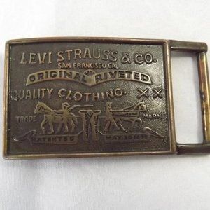 Levi Strauss & Co. Advertising Belt Buckle